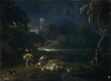 Dughet, Gaspard - La tempestad, 1672-75大师画家古典画古典建筑古典景物装饰画油画