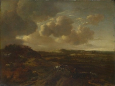 Willem Buytewech the Younger - A Dune Landscape大师画家古典画古典建筑古典景物装饰画油画