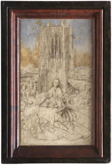 Jan Van Eyck - Saint Barbara大师画家古典画古典建筑古典景物装饰画油画
