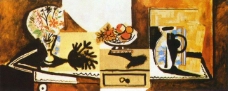 1955 Nature morte sur une commode西班牙画家巴勃罗毕加索抽象油画人物人体油画装饰画