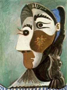 1962T鍧眅defemme6西班牙画家巴勃罗毕加索抽象油画人物人体油画装饰画
