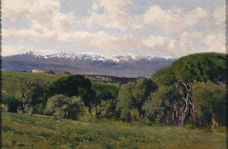 Beruete y Moret, Aureliano de - View of the Guadarrama from El Plantio de Infantes, 1911大师画家古典画古典建筑古