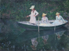 In the Norv茅gienne, 1887法国画家克劳德.莫奈oscar claude Monet风景油画装饰画