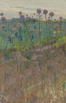 Charles Sprague Pearce - Wild Flowers, 1902大师画家风景画静物油画建筑油画装饰画