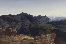 Munoz Degrain, Antonio - Paisaje de la sierra de las Agujas, tomado desde la loma del Caball-V, 1大师画