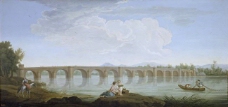 Sanchez, Mariano Ramon - Puente de Badajoz, 1787-90大师画家古典画古典建筑古典景物装饰画油画