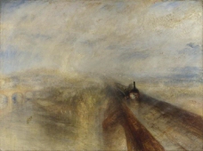Joseph Mallord William Turner - Rain, Steam, and Speed - The Great Western Railway大师画家古典画古典建筑古典景物装饰画
