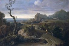 Giaquinto, Corrado - Paisaje con cazadores, 1753-60大师画家古典画古典建筑古典景物装饰画油画