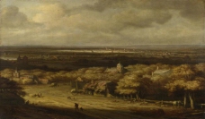 Philips Koninck - An Extensive Landscape大师画家古典画古典建筑古典景物装饰画油画