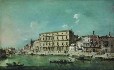 Francesco Guardi - View of Venice, 18th century大师画家古典画古典建筑古典景物装饰画油画
