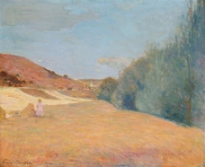 Charles Conder - Vetheuil, 1892大师画家风景画静物油画建筑油画装饰画
