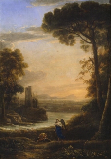 Lorraine, Claude - The Archangel Raphael and Tobias, 1639-40大师画家古典画古典建筑古典景物装饰画油画