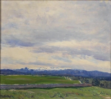 Beruete y Moret, Aureliano de - La tapia del Pardo, 1911大师画家古典画古典建筑古典景物装饰画油画