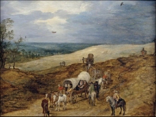 Brueghel the Elder, Jan - Paisaje con galeras, 1603大师画家古典画古典建筑古典景物装饰画油画