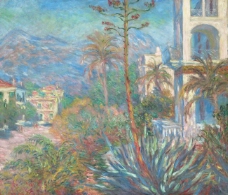Villas at Bordighera, 1884法国画家克劳德.莫奈oscar claude Monet风景油画装饰画