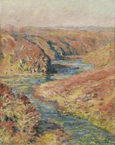Claude Monet - The Valley of the Creuse at Fresselines, 1889.jpeg大师画家风景画静物油画建筑油画装饰画
