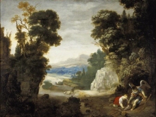 Agostino Tassi, attributed to, Italian, c. 1580-1644大师画家古典画古典建筑古典景物装饰画油画