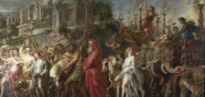 彼得保罗鲁本 罗马人的胜利图片