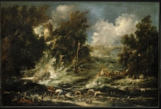 Alessandro Magnasco, Italian, 1667-1749大师画家古典画古典建筑古典景物装饰画油画