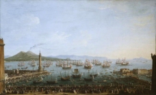 Joli, Antonio - Carlos III Embarking in Naples, 1759大师画家古典画古典建筑古典景物装饰画油画