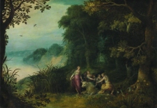 Abraham Govaerts - The rape of Europa大师画家古典画古典建筑古典景物装饰画油画