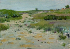 William Merritt Chase - View of Shinnecock Hills美国画家Willian Merritt Chase印象派风景人物肖像静物建筑人体油画装饰画