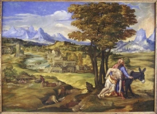 Domenico Campagnola, Italian, 1484-1550大师画家古典画古典建筑古典景物装饰画油画