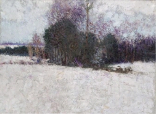Roderic O`Connor - Snowy Landscape大师画家风景画静物油画建筑油画装饰画