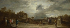 David Teniers the Younger - Peasants at Archery大师画家古典画古典建筑古典景物装饰画油画