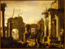 Marco and Sebastiano Ricci, Italian, 1676-1729大师画家古典画古典建筑古典景物装饰画油画