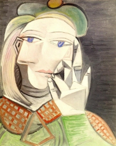 1938 Buste de femme (Marie-Th淇藉e Walter)西班牙画家巴勃罗毕加索抽象油画人物人体油画装饰画