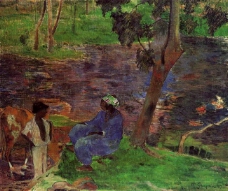 Paul Gauguin 0199法国画家保罗高更paul gauguin后印象主义风景人物田园自然静物油画装饰画