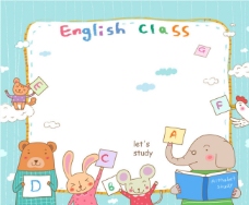 儿童可爱动物英文学习