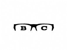 卡通文字眼镜logo
