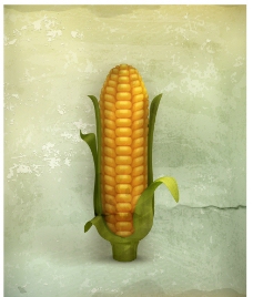 餐饮玉米图片