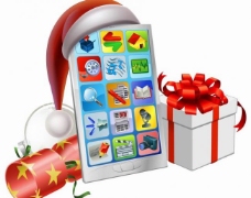 手机圣诞背景图片
