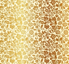 潮流素材金色花纹图片