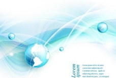 蓝色地球科技背景图片