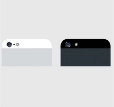 iphone 5机背镜头背部纹理图片
