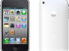 苹果手机白色正反面图片