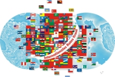 世界国旗世界各国国旗矢量图图片