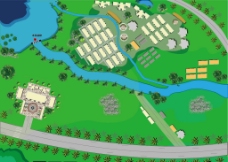 园林规划平面图图片
