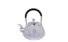 纯银茶具（抠图）图片