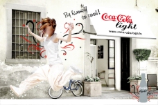 潮流素材动感街舞可口可乐海报PSD分层模板