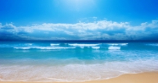 沙滩大海蓝天大海沙滩图片